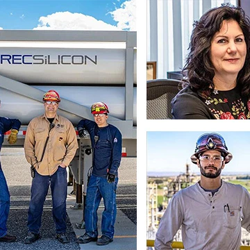REC Silicon ar fin Dechrau Cludo Ei Swp Cyntaf O Polysilicon Gradd Solar O'i Safle yn Washington